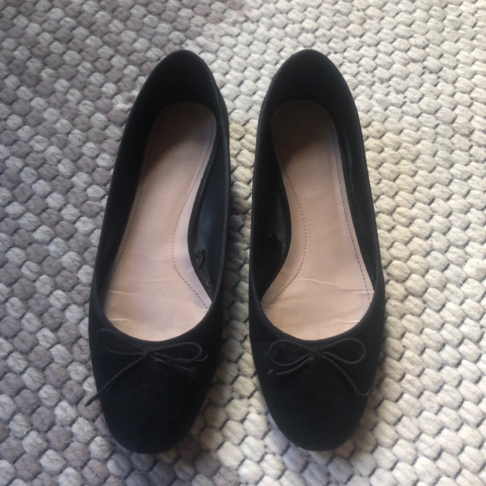 zara black flats